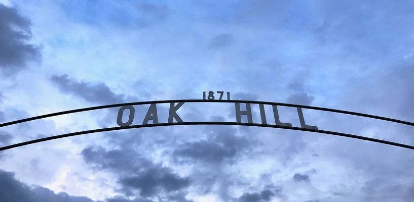 Oak Hill sign